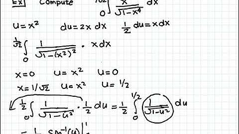 UToronto MAT 136 tutor U-Substitution Method 7 Video tutorial 39