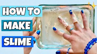 How to Make CLEAR SLIME & Jelly Cube Slime! 😱✨ *EASY DIY Slime Recipe Tutorial* screenshot 5