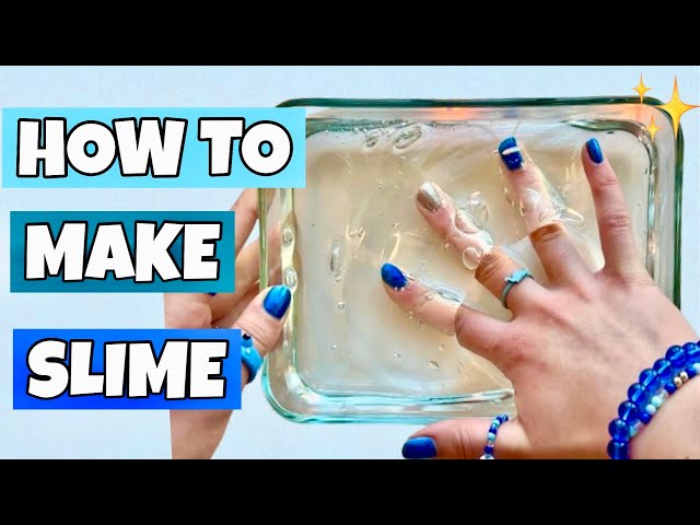 Easy Recipe for Making Purple Clear Slime - Life Over C's