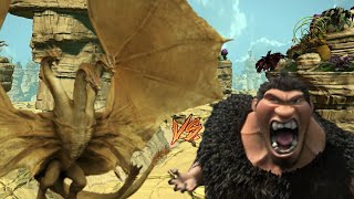 Ghidorah Vs Grug