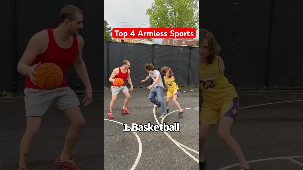 Top 4 Armless Sports 😂 Try Not To Laugh @msnoarmsgirl #sports #comedy