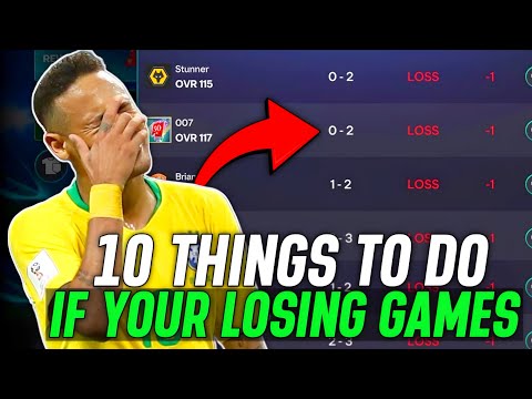 10 Things To Do If You’re Losing Many H2H Games | FC Mobile