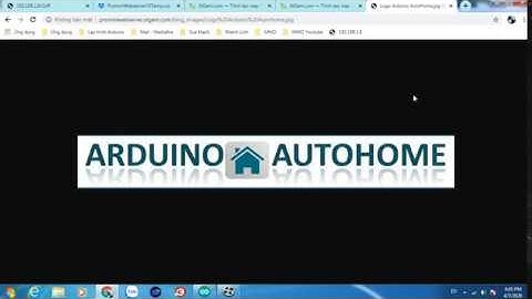 Arduino Ethernet Shield Webserver. Tạo logo điều khiển qua internet. Kèm hiển thị nhiệt độ P3
