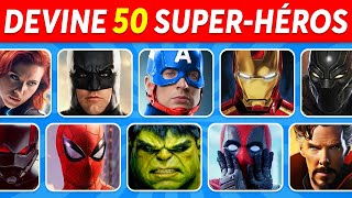 Devine 50 SUPER-HÉROS en 3 secondes 🦸 | Marvel & DC Comics