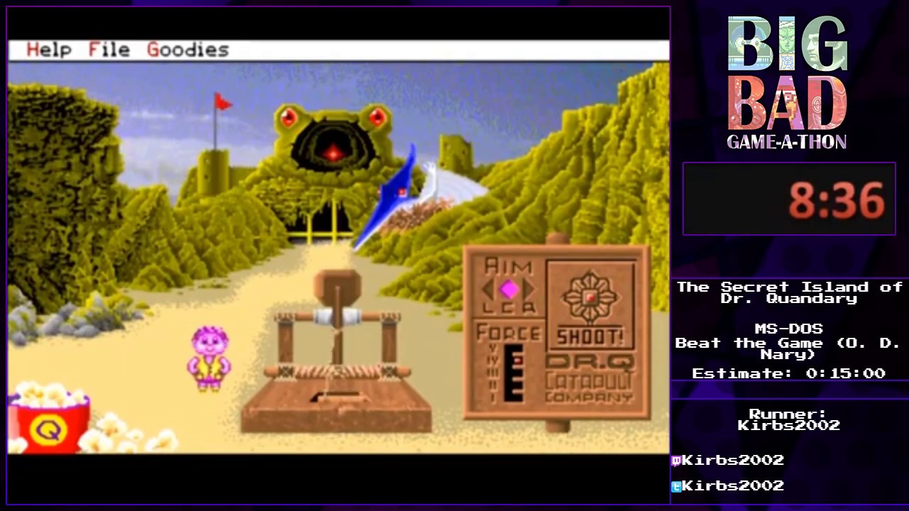 The Secret Island of Dr. Quandary by Kirbs2002 Big Bad GameaThon