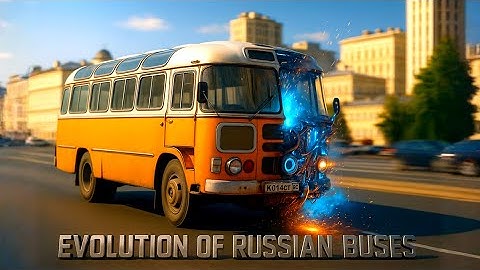 Evolution of Russian Buses | From 1932 to 2023 in Stunning AI Transformations