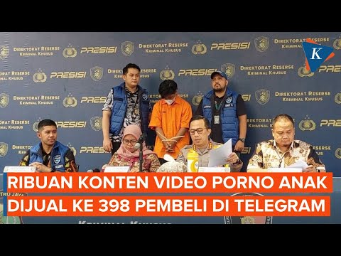 [Full] Keterangan Polisi terkait Penjualan Ribuan Video Porno Anak di Telegram