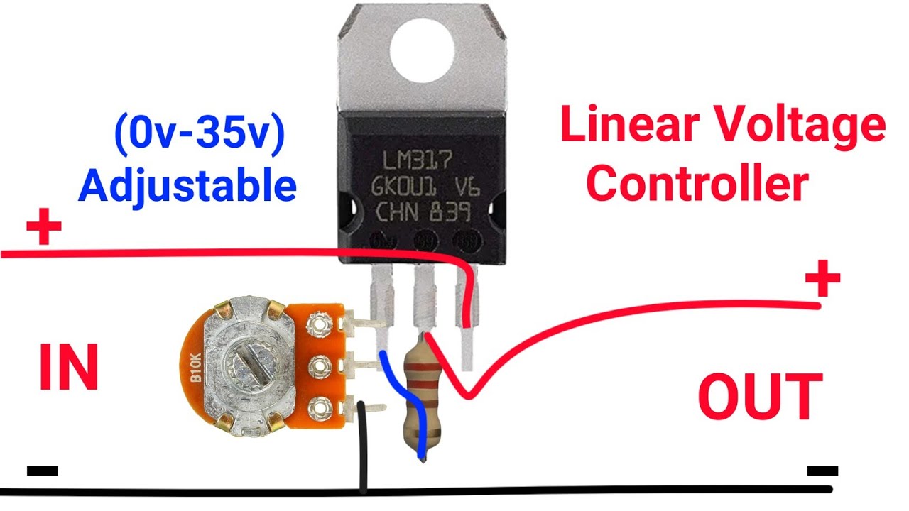 How to make Adjustable Voltage Regulator | DIY Voltage Controller ...