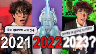 i predicted the queen's death...