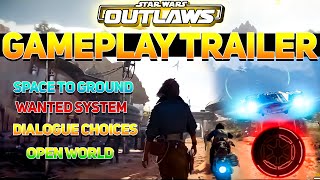 Star Wars Meets GTA!? - Star Wars Outlaws 10 Minute Gameplay Breakdown, Space Combat, Open World!