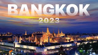 Bangkok, Thailand Drone View 2023