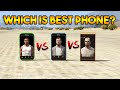 GTA 5 ONLINE : FRANKLIN VS MICHAEL VS TREVOR (WHICH IS BEST PHONE?)