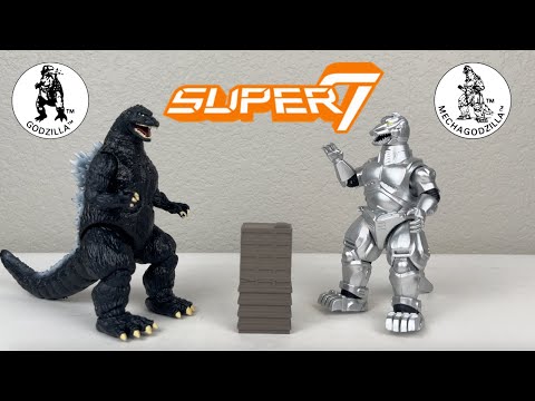 Super7 Super Kaiju Godzilla 1989 & MechaGodzilla 1993 Double