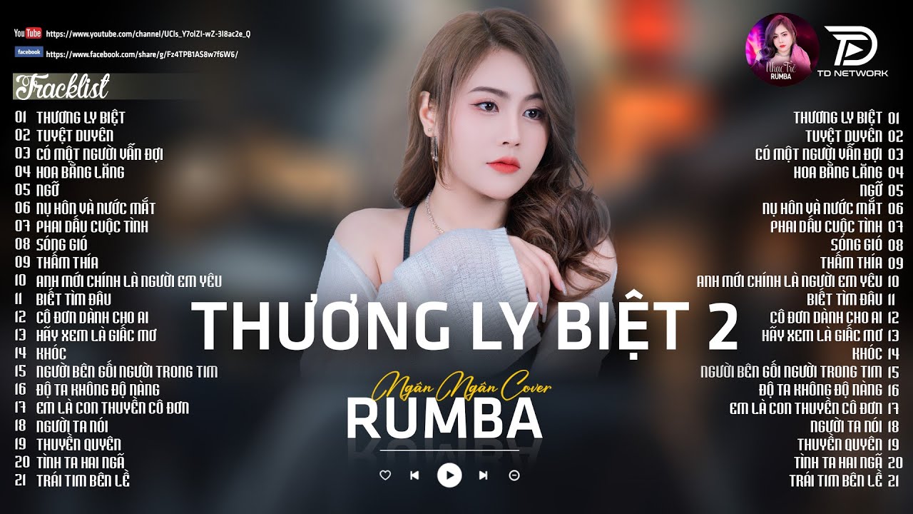 TUYỆT DUYÊN, THƯƠNG LY BIỆT - ALBUM RUMBA XUẤT SẮC NHẤT 2025 - NGÂN NGÂN COVER CỰC HÓT
