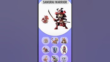 dragon + samurai warrior | ANIMASH AI GAME | animal fusion #shorts #gamer