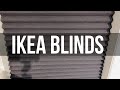 IKEA Blinds - SCHOTTIS Blackout pleated blind, dark gray Unboxing | Paper blinds