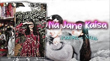NA JANE KAISA 🦋( hindi song ) - editz 💫🤍  | Ae inspired Alightmotion  Trending XML 📥@melody-r3dy