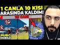 1 CANLA UFACIK ALANDA 10 KİŞİ ARASINDA KALDIM!! 😮 | PUBG MOBILE