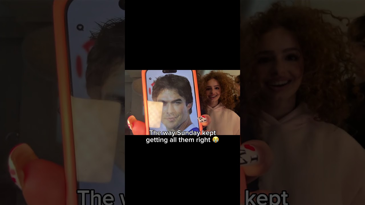 The way Sunday kept guessing them all correctly😭 