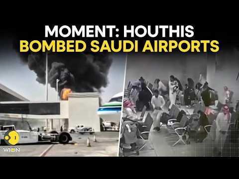 Saudi Arabia Under Attack LIVE : CCTV Footage Shows Houthis BOMBED Riyadh Airport | WION