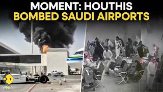 Saudi Arabia Under Attack LIVE : CCTV Footage Shows Houthis BOMBED Riyadh Airport | WION