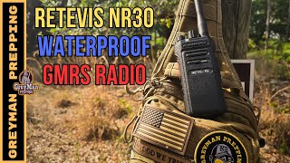 Retevis | NR30 5 Watt Waterproof GMRS Radio