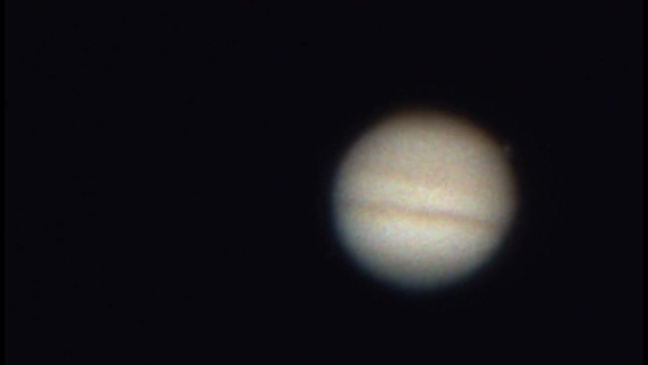 Jupiter through a 5 inch telescope 9/27/22 YouTube