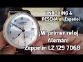 Zeppelin LZ 129 Hindenburg 7068-1 automático, mi primer reloj alemán. Unboxing & Reseña en Español