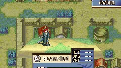 Fire Emblem Sacred Stones : Joshua Promoting to Swordmaster