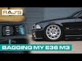 BMW E36 M3 Air Lift Performance install | Raj's Garage