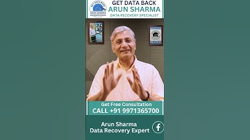 Logical Data Recovery Tips: How to Recover Your Lost Files || Arun Sharma Data Recovery Specialist