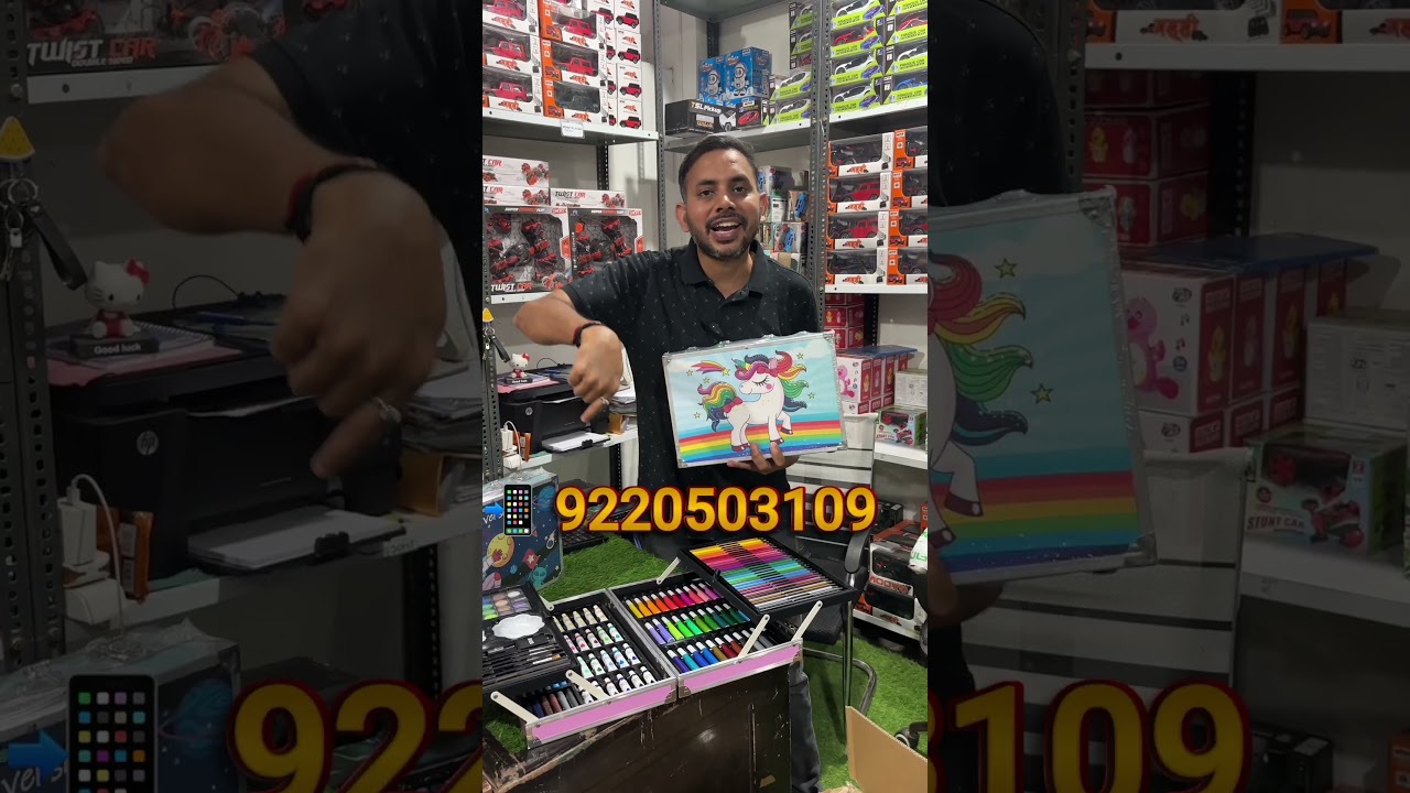 Viral Amazing Colour Suitcase Set for Kids | Unicorn & Space Theme 🦄🎨