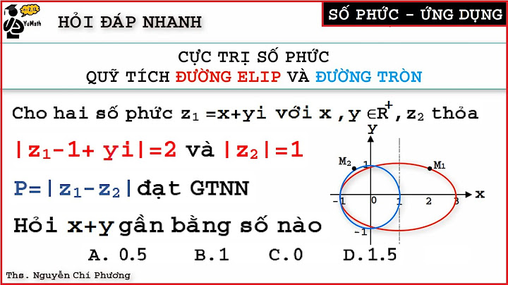 Các bài toán cực trị về phương trình elip năm 2024