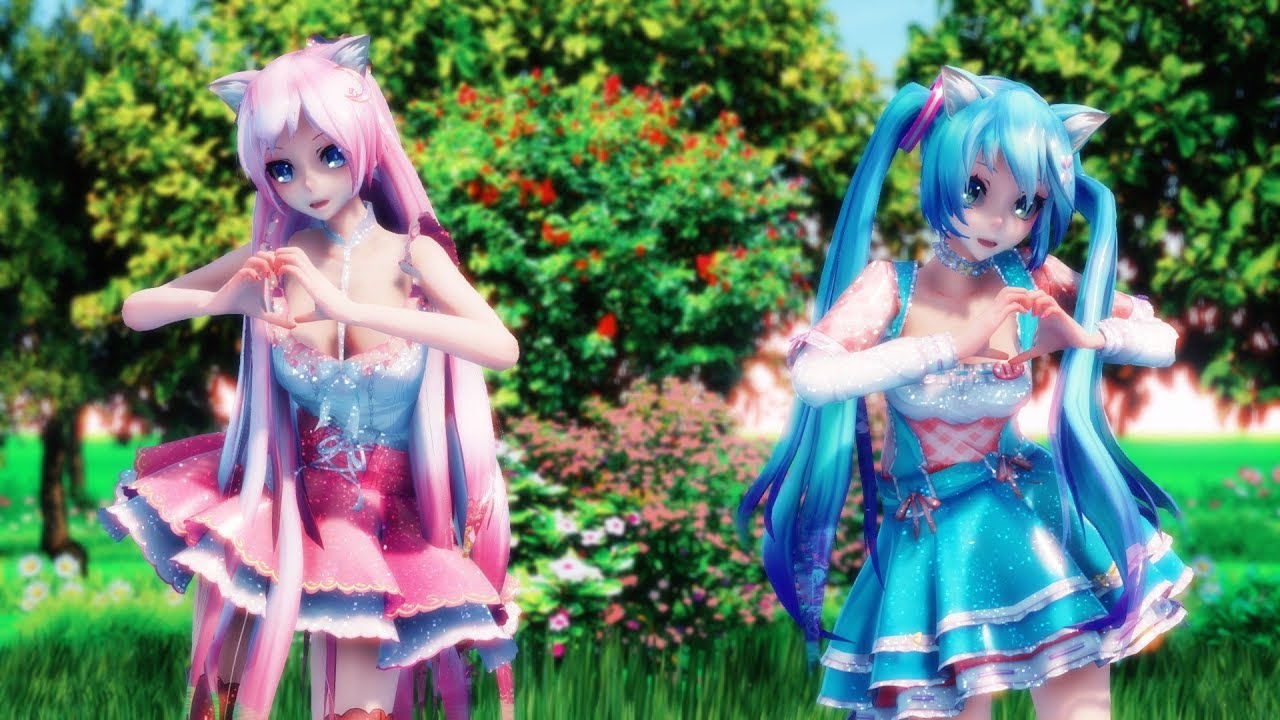 ♥ MMD 4K ♥ Sweet Magic •Miku•Luka