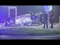 2 suspects dead, 2 hurt after police chase ends in rollover crash