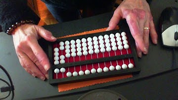 Cranmer Abacus--learn the rules to subtract by 2