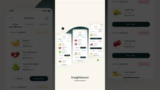 Grocery App Design in Figma | Grocery App UI Design | App UIUX Design | UIUX Design | Mobile App UI