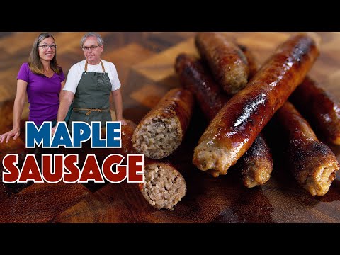 Homemade Maple Apple Pork Breakfast Sausages Recipe