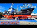 Elizabeth Ruth Boat Restoration | Before And After!