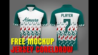 MOCKUP JERSEY CORELDRAW | FREE DOWNLOAD