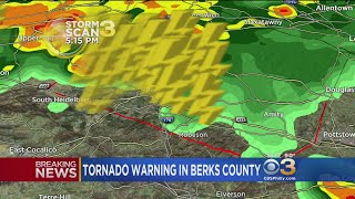 Tornado Warning In Berks County