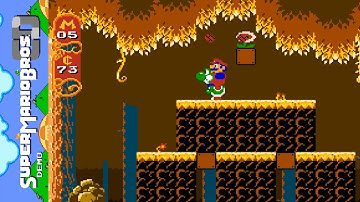 Super Mario Bros. CD (SMW Hack) Demo 2 Gameplay - SNES MiSTer FPGA Capture
