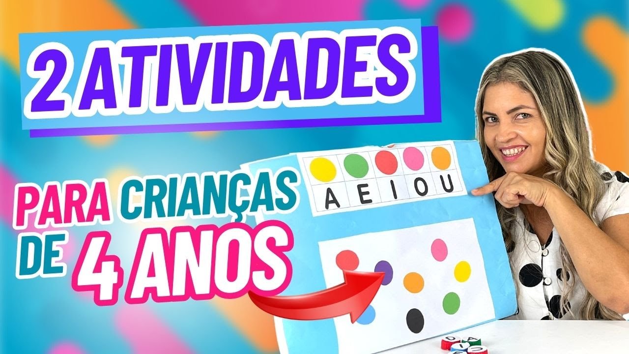 2 Atividade para Educação Infantil | Perfeita para Criança de 4 Anos ...