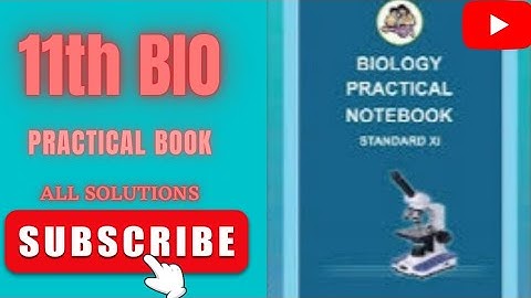 11 biology practical book part A 3. biochemical tests