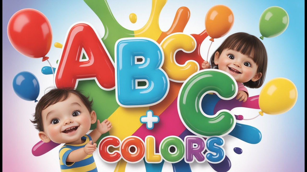ABC Colors Song 🌟 | First Alphabet & Color Names for Little Kids - YouTube
