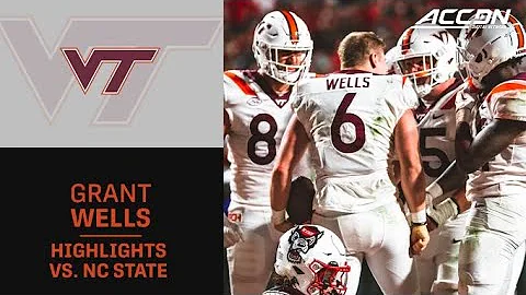 Virginia Tech QB Grant Wells Highlight vs. NC State
