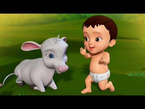 Na Priyamaina Duda   Cow  Calf Song  Telugu Rhymes for Children  Infobells