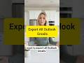 Export All Outlook Emails in 30+ Formats #shorts #outlook #pst #ytshorts #shortfeed