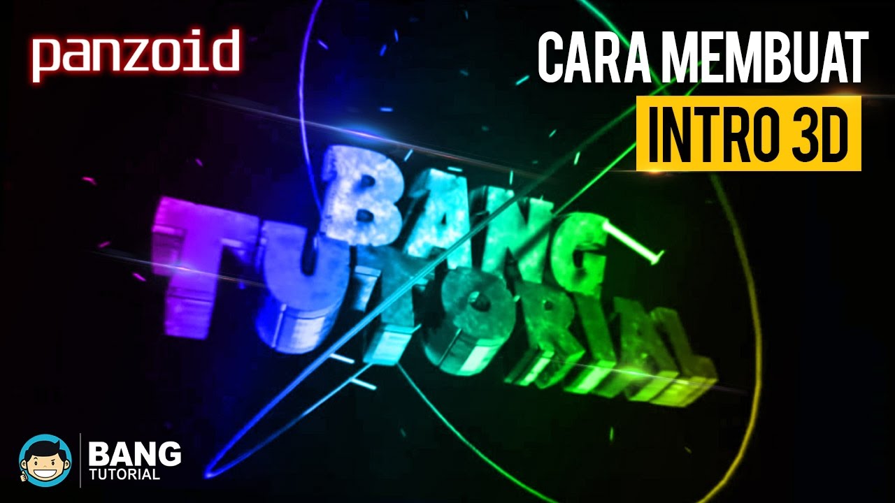 Cara Membuat Intro 3D Panzoid How To Make 3D Intro PANZOID