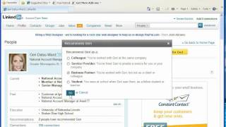 How To Make Recommedations On Linked In
